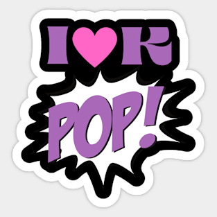 I love kpop Sticker